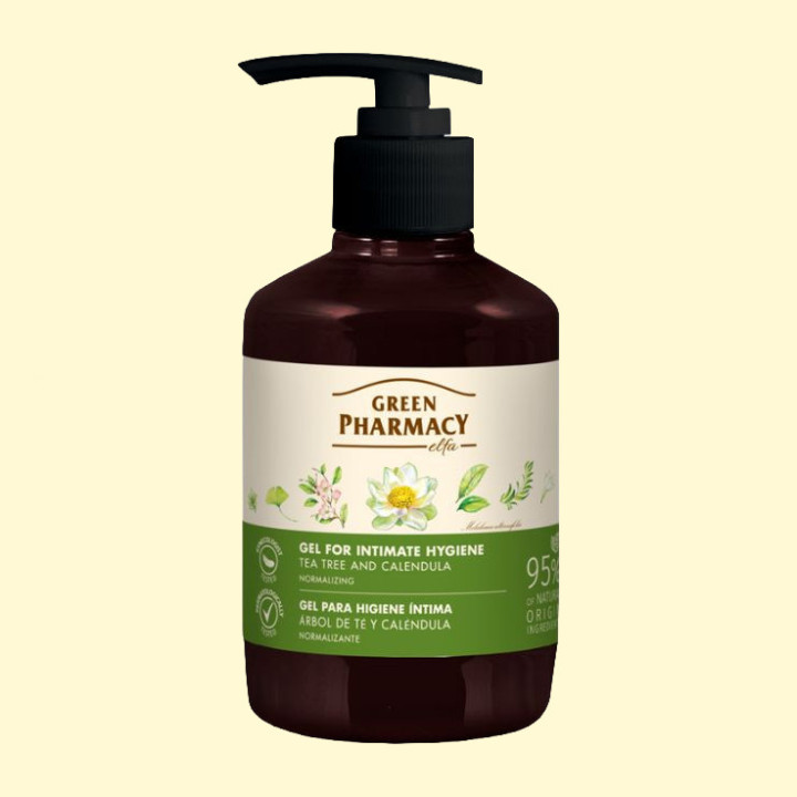 Flussigseife für Intimpflege Grüne Apotheke 370 ml,mit Teebaum
