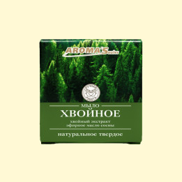Feste Seife AROMA'Saules natürlich, Nadelgehölz, 80 g