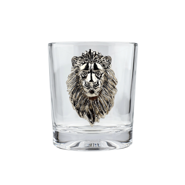 Whiskey Glass Lion, 230 ml, 7 × 7 × 8,5 cm