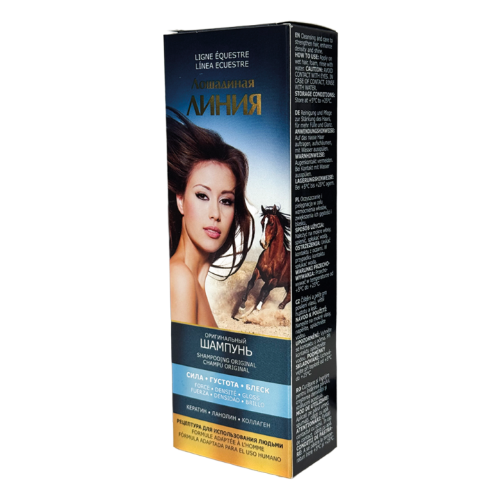 Pharma Group Horse Line – Original Shampoo zur Stärkung der Haare, für Volumen und Glanz, 200 ml