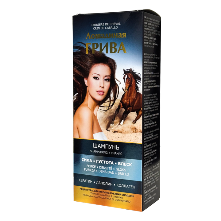 Pharma Group Horse Mane – Kräftigendes Shampoo mit Keratin, Lanolin und Kollagen, 350 ml *