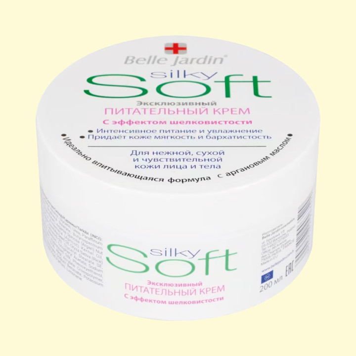 Belle Jardin Nourishing Cream with Silky Effect, 200 ml