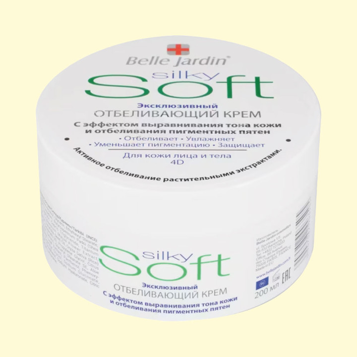 Belle Jardin Gesichts- und Körpercreme Whitening 4D, 200 ml