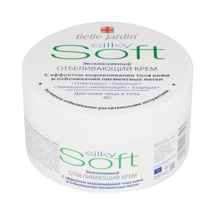 Belle Jardin Gesichts- und Körpercreme Whitening 4D, 200 ml