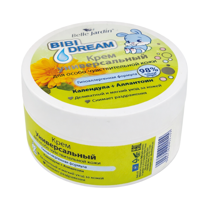 Belle Jardin Baby Universal Cream Calendula + Allantoin, 200 ml