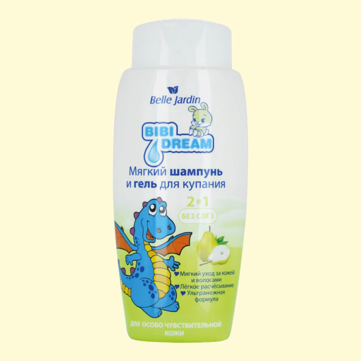 Belle Jardin Sanftes Shampoo & Badegel 2 in 1 Aloe Vera Extrakt + Mandelöl, 300 ml *