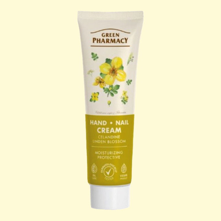 Handcreme "Grüne Apotheke" 100 ml,Schöllkraut und Lindenblüten