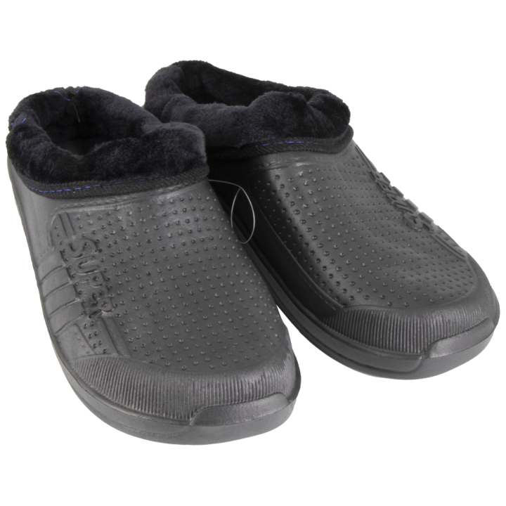 Gummi - Schuhe für Herren SABO mit Kunstpelz, Größe 45