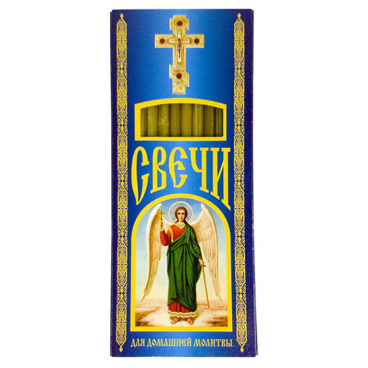 Paraffinkerzen-Set Ангел Хранитель, 12 St, für Hausgottesdienst, 18 cm, ⌀ ca.5 mm *