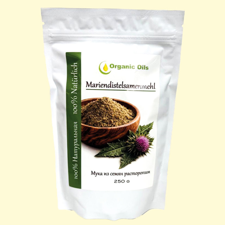 Milk Thistle Seed Flour Organic Oils, 250 g
