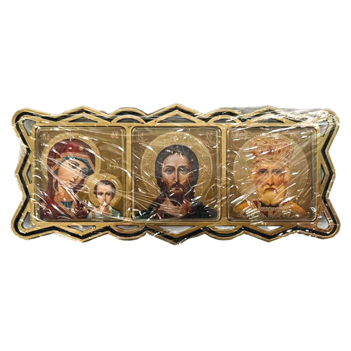Triple Car Icon, 12 × 5 cm