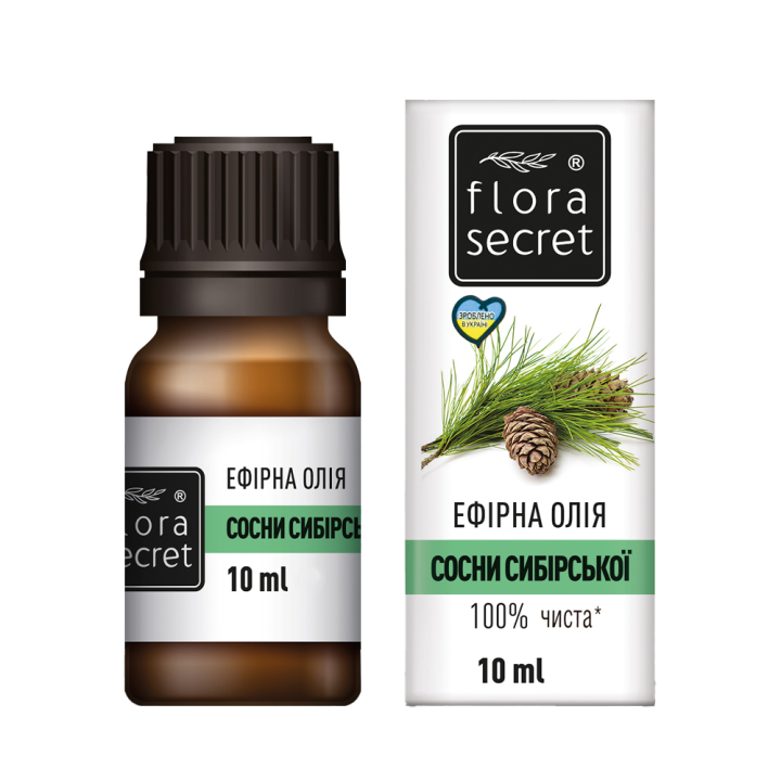 Flora Secret Siberian Pine Essential Oil, 10 ml