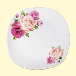 Teller-Set Rosen, D-26 cm, 3 St