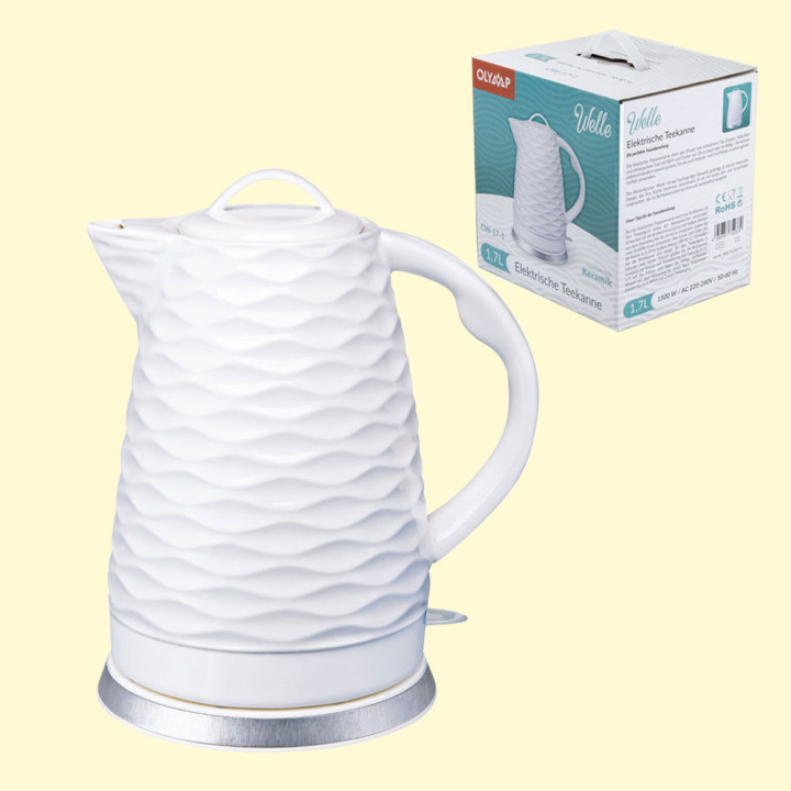 Electric kettle - Welle 1,7 l 1500W, ceramic