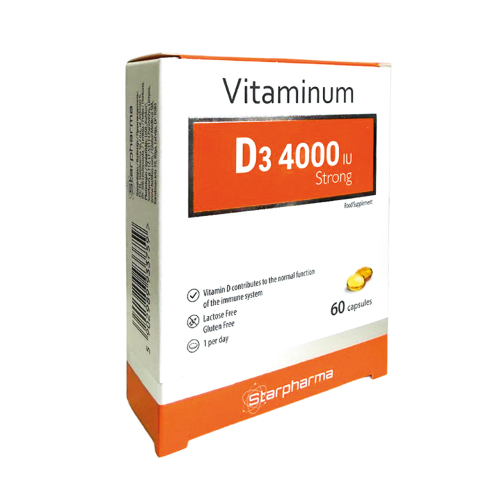 Vitamin D3, Starpharma, 60 capsules