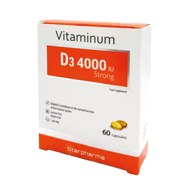 Vitamin D3, Starpharma, 60 capsules