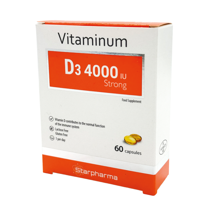 Vitamin D3, Starpharma, 60 Kapseln