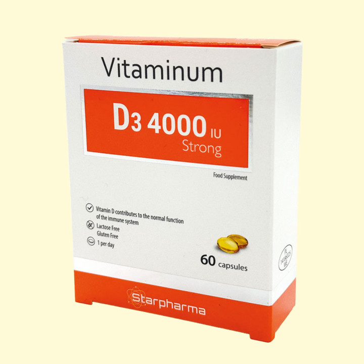 Vitamin D3, Starpharma, 60 capsules