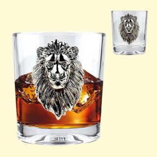 Whiskyglas Löwe, 230 ml, 7 × 7 × 8,5 cm