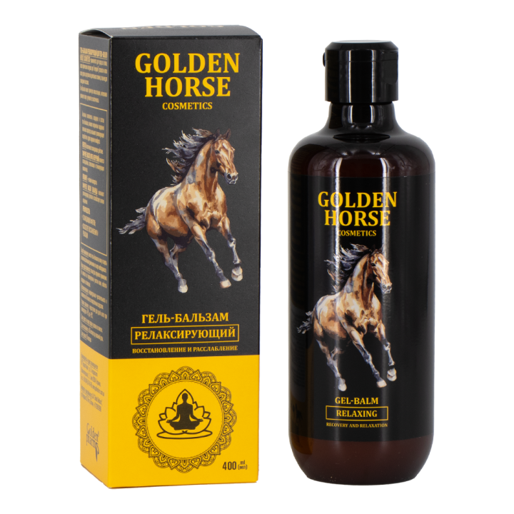 Гель-бальзам, релаксирующий для тела Golden Horse Cosmetics, 400 мл