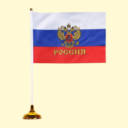 Tischflagge Russland, 14 x 21 cm