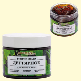 AROMA'Saules Dichte Körper- und Haarseife Teer, 250 ml