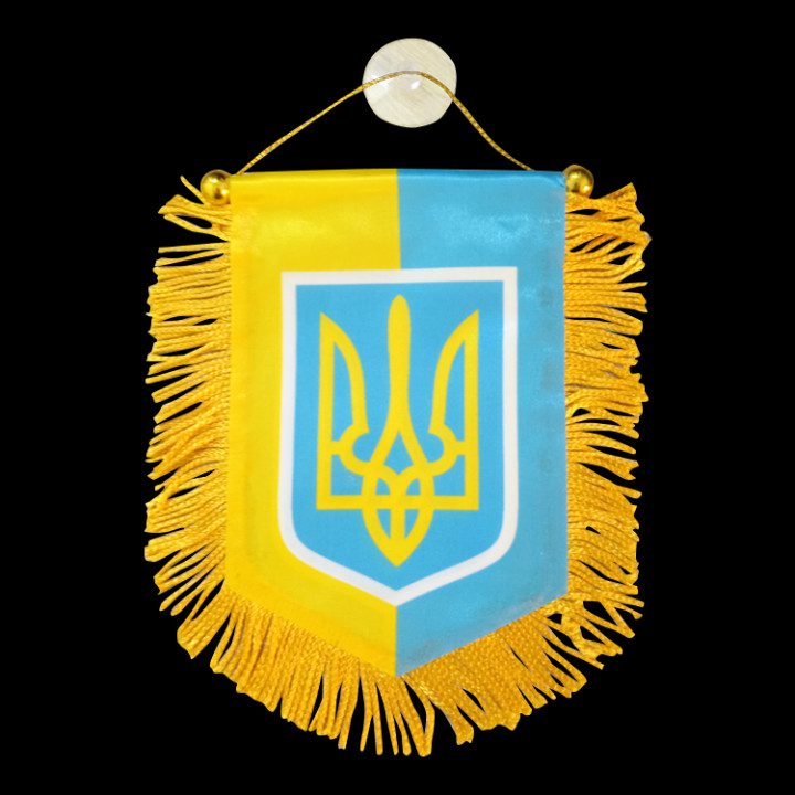 Вымпел Украина, 8 x 12 см
