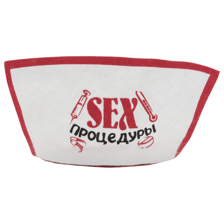 Ободок медсестры, карнавальный Sex процедуры, один размер, 15 см × 1,5 см × 20 см