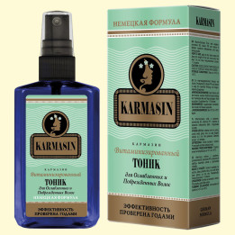 Pharma Group KARMASIN – Vitaminized Tonic for Weak and Damaged Hair, 100 ml