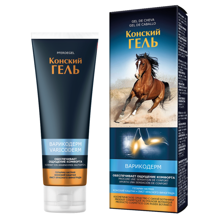 Pharma Group Horse Gel Varikoderm – Fußgel mit Kastanien-Extrakt, 100 ml *
