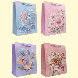 Geschenktasche 12er Set, 26 x 32 x 10 cm