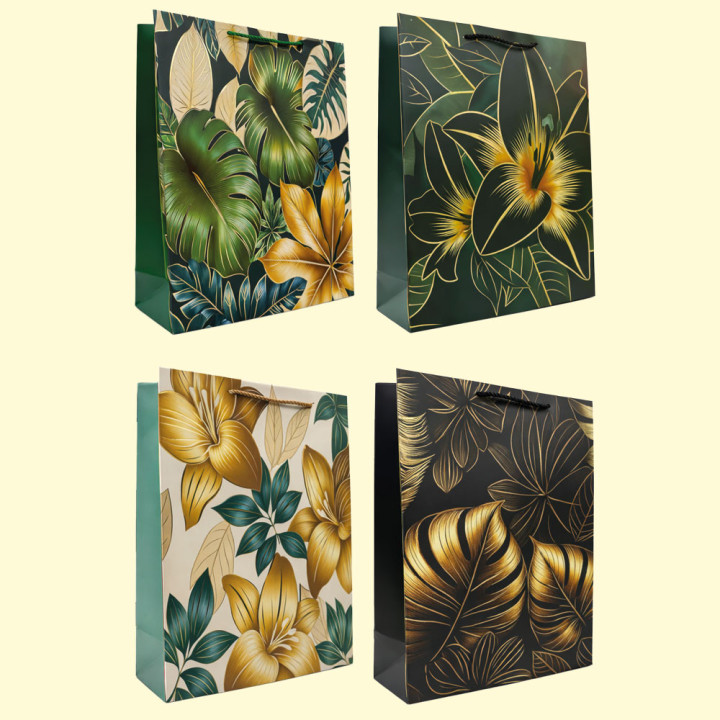 Geschenktasche 12er Set, 31 x 40 x 12 cm