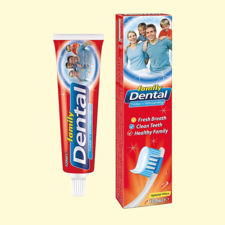 DENTAL Family toothpaste, complete care and whitening, 100 ml