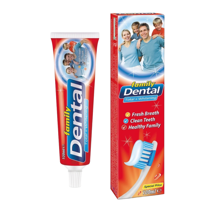 DENTAL Family toothpaste, complete care and whitening, 100 ml