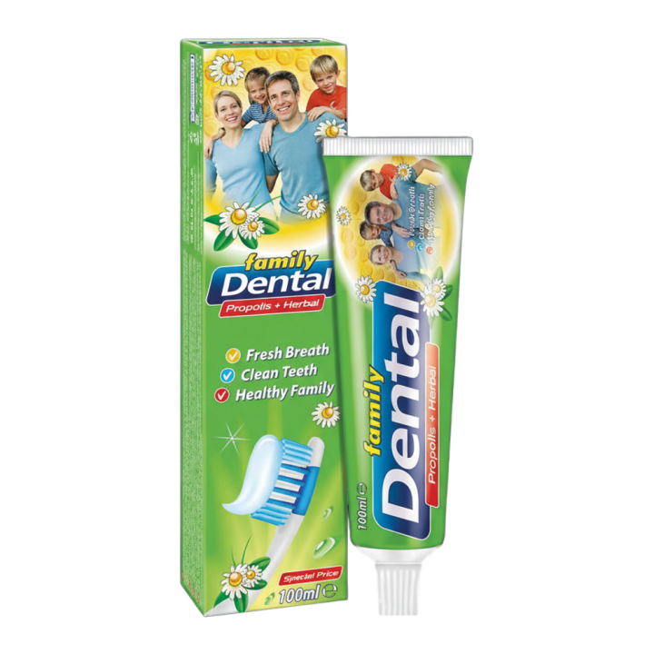 DENTAL Family toothpaste, propolis and herbs, 100 ml