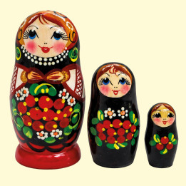 Matryoshka Ryabina small M3, 11 cm