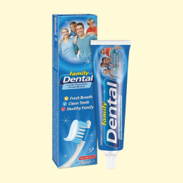 DENTAL Family toothpaste, cavity protection and fresh breath, 100 ml