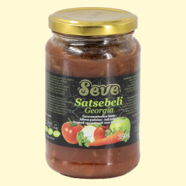 Tomato Sauce Satsebeli Georgia SEVE 350 g