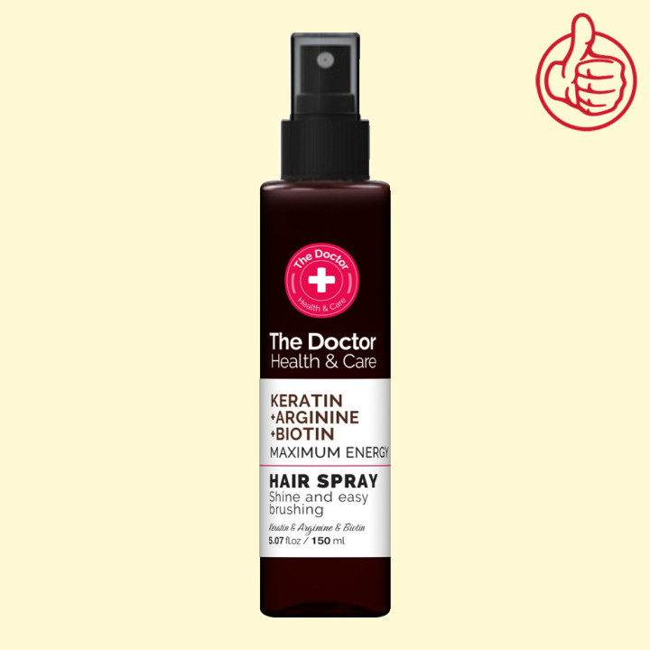 Haarspray The Doctor Health & Care Ingwer + Koffein Stimulierend