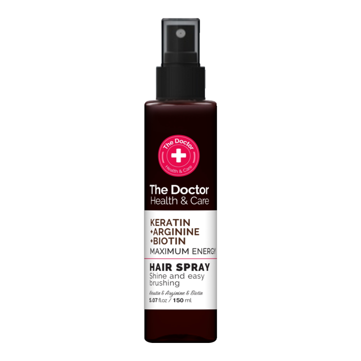 Haarspray The Doctor Health & Care Keratin + Arginin + Biotin Maximum Energy 150 ml