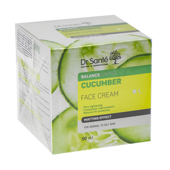 Dr.Sante Cucumber Balance Control Face Cream with mattifying effect, 50 ml