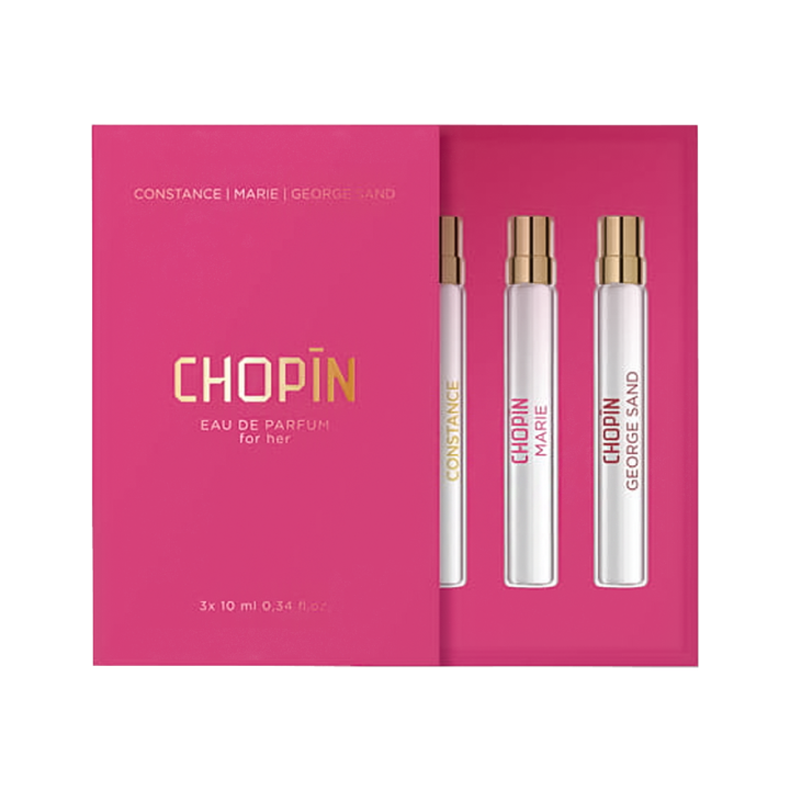 Набор парфюмированной воды CHOPIN для женщин 3 x 10 мл