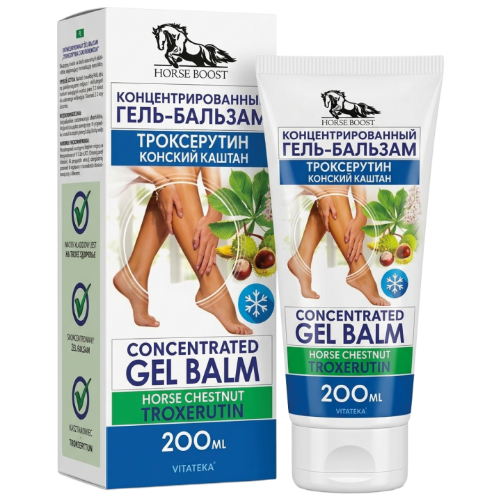 Gel-Balm Horse Chestnut + Troxerutin, 200 ml