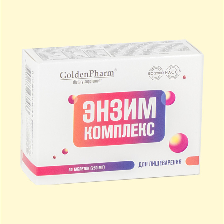 Enzymkomplex für die Verdauung 30 Tabletten à 250 mg