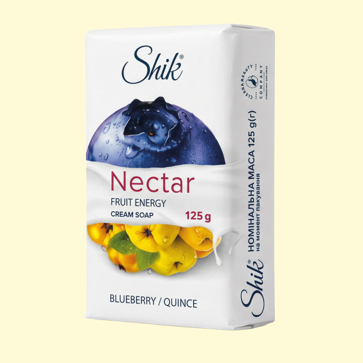 Твердое крем-мыло Shik Nectar айва и черника, 125г *