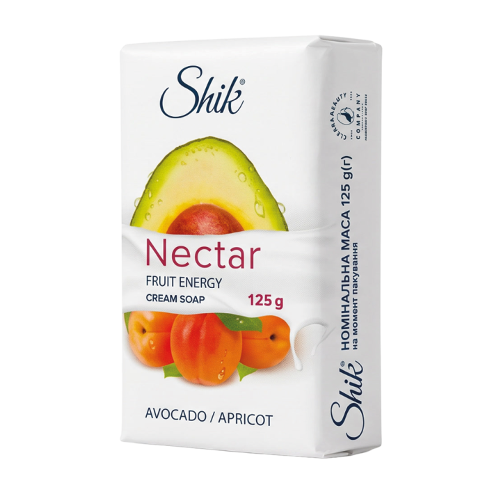 Твердое крем-мыло Shik Nectar авокадо и персик, 125г *