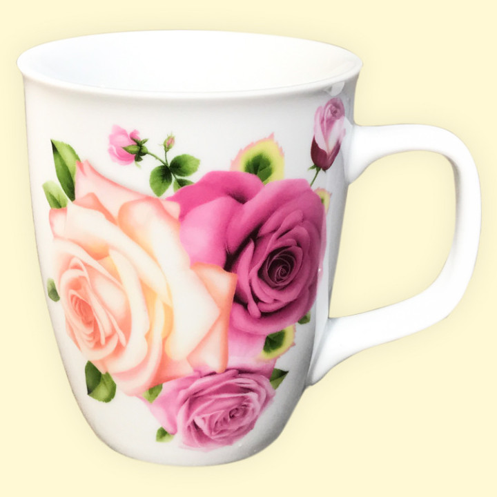 4-Tassen-Set Rosen, 0,4 L *