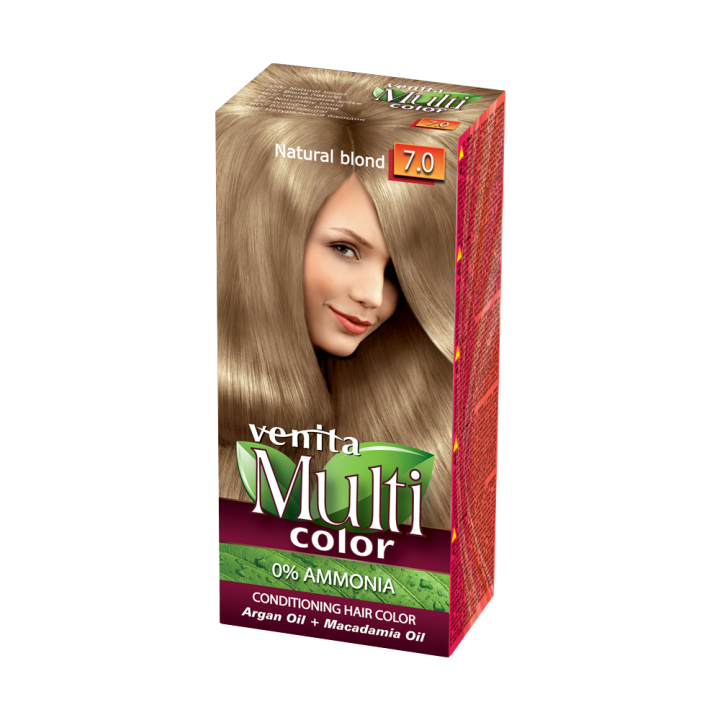 Ammoniakfreie Farbe MULTI COLOR Natural Blond 7.0 *