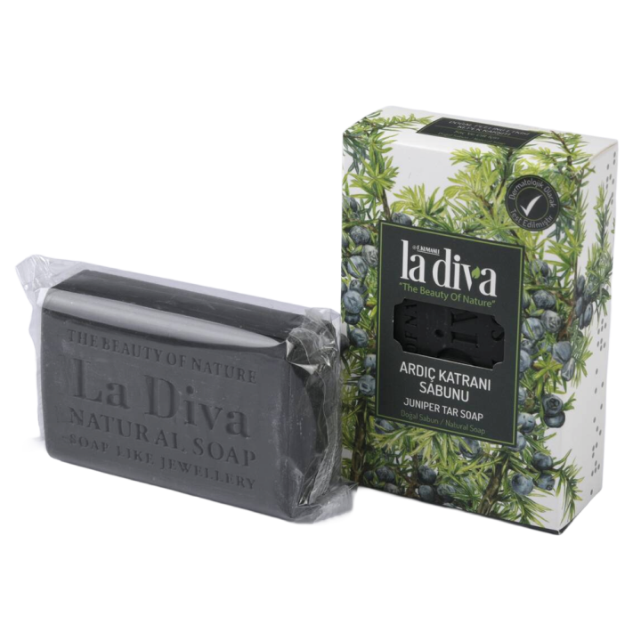 La Diva Naturseife mit Wacholderteer, 100 g