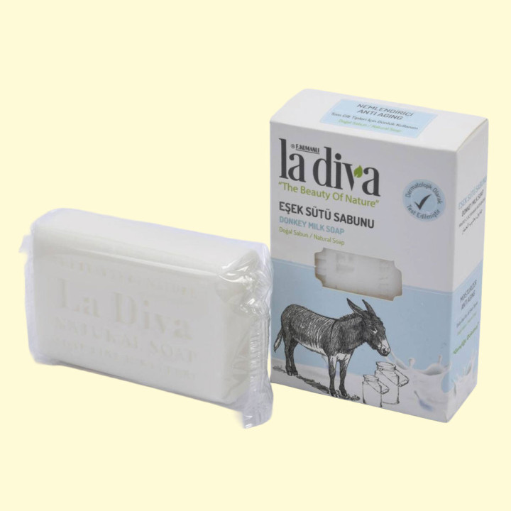 La Diva Natural Soap with donkey milk, 100 g